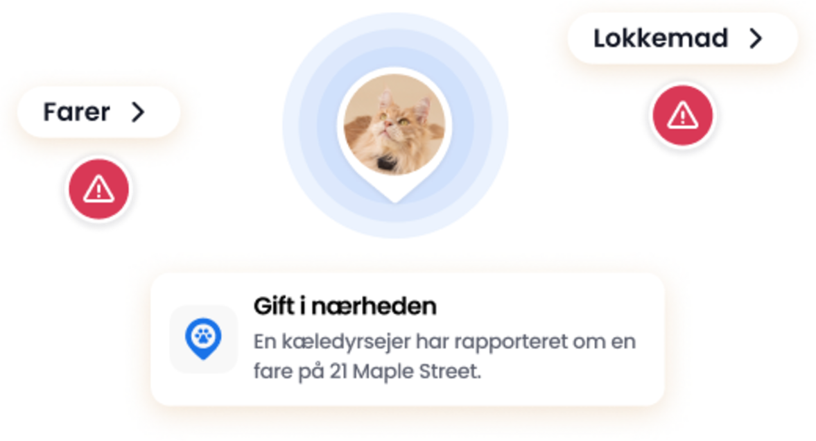 Danger reports feature