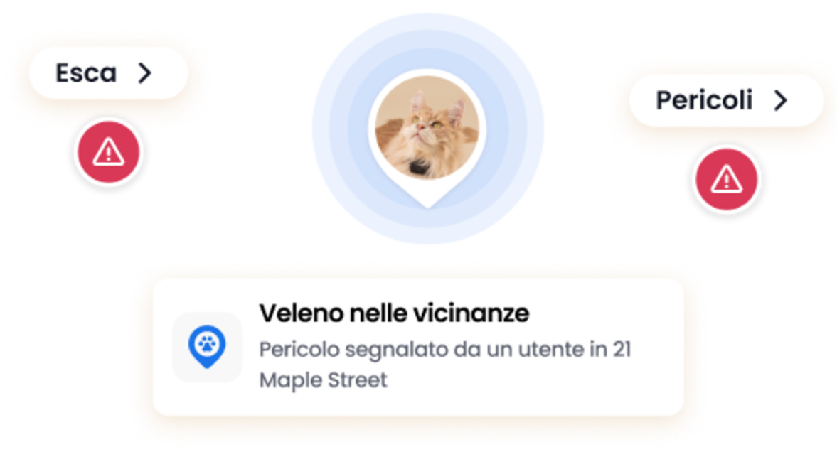 Danger reports feature