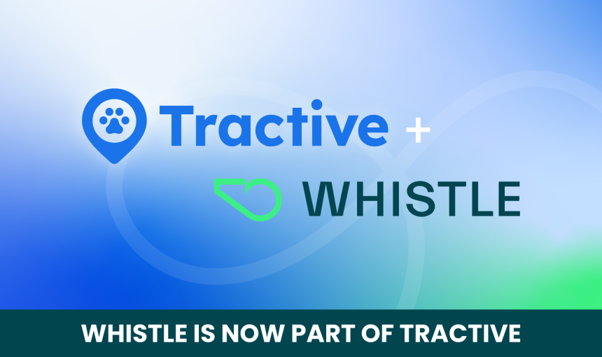 Tractive and Whistle logos